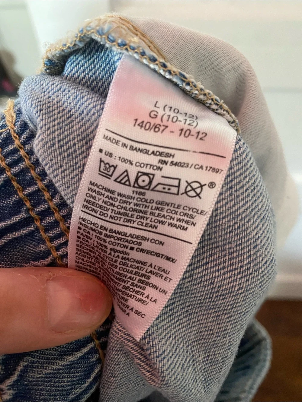 Old Navy Light Blue Denim Drawstring Girls' Shorts